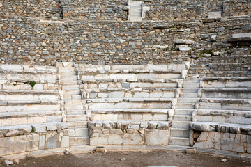 Theatre in the antique city of Ephesus, Turkey
