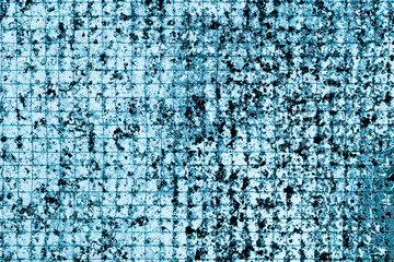 glass board with steel wire, play of light and shadow