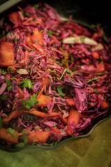 Purple Cabbage Mango Coleslaw