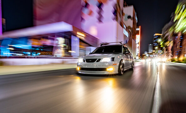 traffic at night