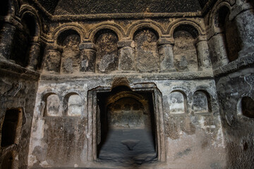 Fototapeta na wymiar Astonishing Selime Monastery in Cappadocia, Turkey