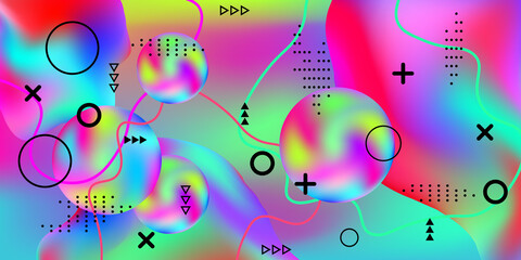 Fototapeta premium Modern design poster