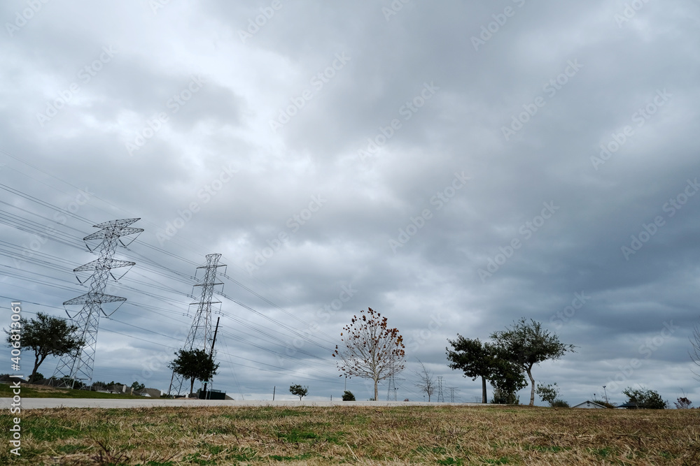 Wall mural cloudy sky