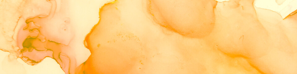 Dreamy Invitation.  Contemporary Orange Splash.