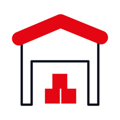 half line half color style