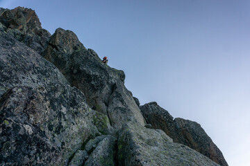 rocks in the mountains