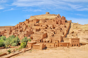 Fototapeta na wymiar Aït Benhaddou - a historic ighrem or ksar in Marocco