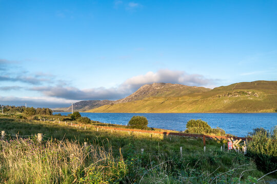 This is Lough Finn in Fintown in Donegal Ireland