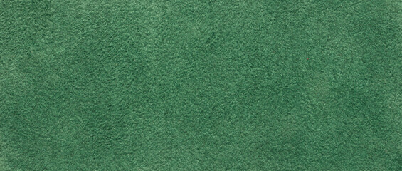 Fototapeta premium Green old leather background, macro