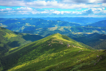 Nice view of the Montenegrin ridge