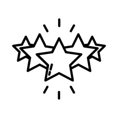 stars design, line style