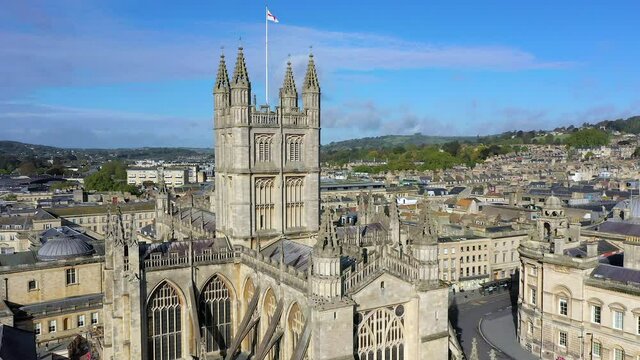 Georgian City of Bath and Bath Cathedral, Somerset, England  