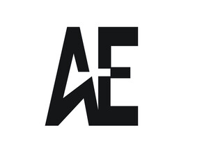 a and e creative logo designs and logo letters and initials 