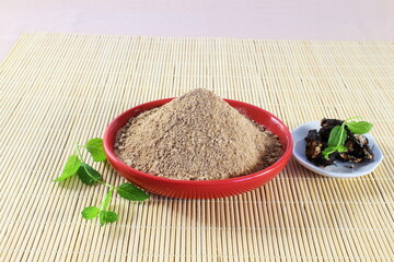 mix spice panipuri masala powder for indian snack food pani puri or golgappa       