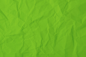 Green crumpled paper