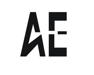 a and e creative logo designs and logo letters and initials 