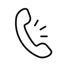 Phone icon vector. Call icon for web and mobile app. Handset vector