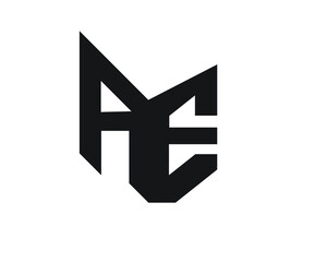 a and e creative logo designs and logo letters and initials 