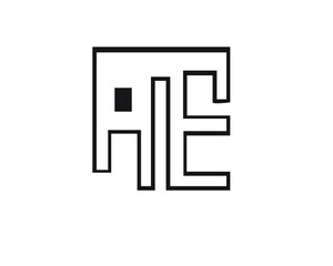 a and e creative logo designs and logo letters and initials 