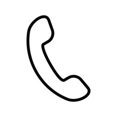 Phone icon vector. Call icon for web and mobile app. Handset vector