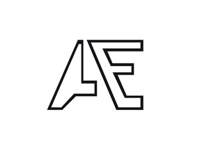 a and e creative logo designs and logo letters and initials 