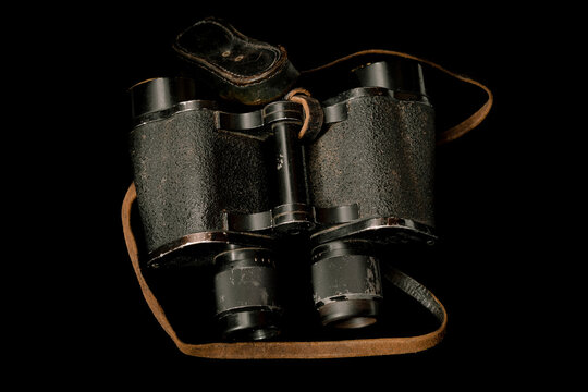 vintage World War Two era binocular