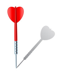 Dart arrow illustration