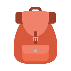 travel backpack icon, colorful design