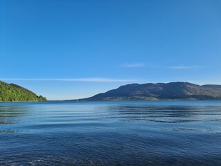 Beautiful view over Carlingford Lough and Rostrevor 