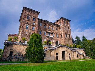 Fototapeta na wymiar Ducal castle of Agliè, Turin, Piedmont, Italy