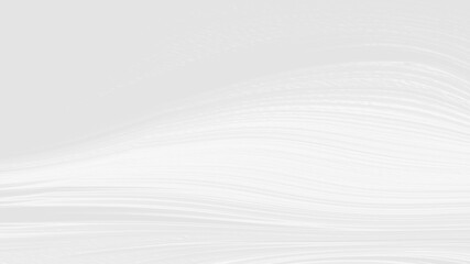 Abstract white gray background with waves luxury. 3d illustration, 3d rendering.