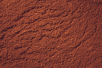 Terracotta powder soil or clay-like texture background