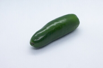 jalapeno pepper isolated on white
