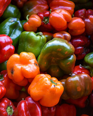 red and yellow bell peppers