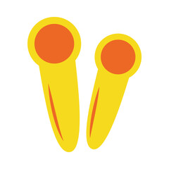 clostridium bacterias icon, colorful design