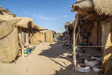 Street scene in Fada, Chad, Africa