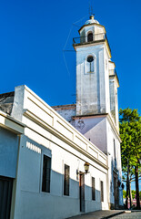 Fototapeta na wymiar The Basilica of the Holy Sacrament in Colonia del Sacramento. UNESCO world heritage in Uruguay