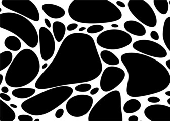 Abstract black and white pattern. Modern vector background for posters, decor, business cards, printing. Web design