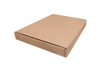 Brown Carton Product Cardboard Package Box isolated on white background