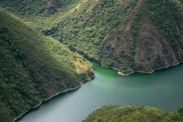 view of the river in mountains