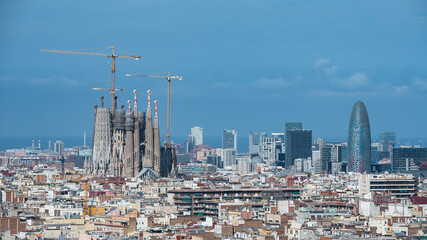 Naklejka premium city skyline