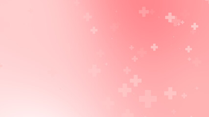 Medical health red cross pattern background. Abstract healthcare for World Blood Donor Day.