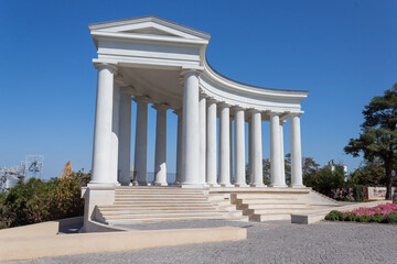 Fototapeta premium The Colonade of Vorontsov Palace in Odessa