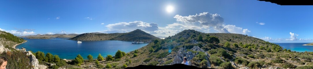 panorama of the mountains