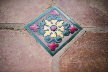 tile mosaic in the palace