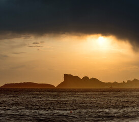 Dramatic Sunset on a Beach of La Ciotat - 406861607