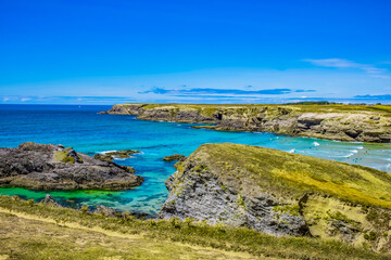 Turquoise Waters of the Donnant Beach - 406861674