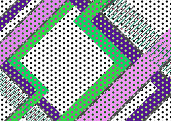 oil painted geometric pattern	