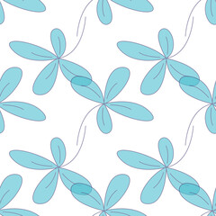 Vector leaves seamless repeat pattern design background. Perfect for modern wallpaper, fabric, home decor, and wrapping projects.