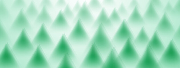Abstract background of triangles in green colors